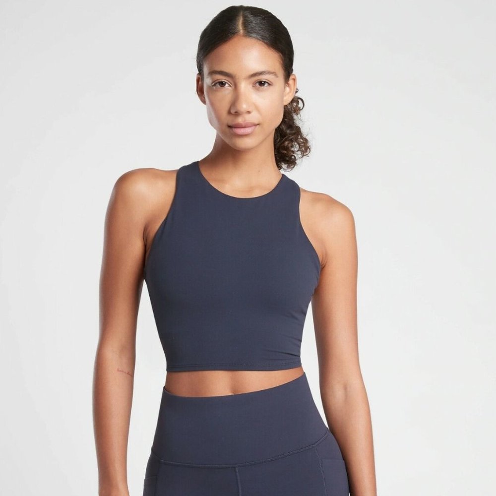 Athleta Conscious Crop in Medieval Violet